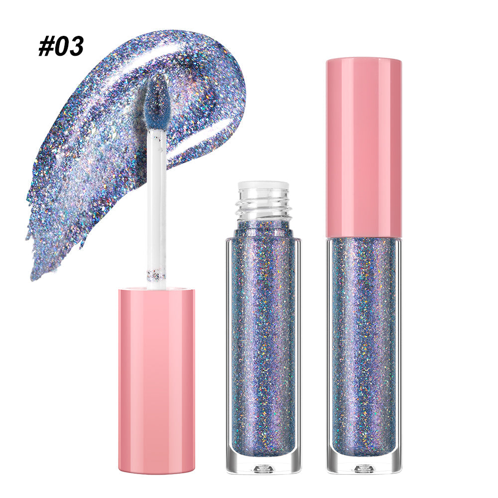 High Shiny Diamond Holographic Laser Lip Gloss-DE'LANCI