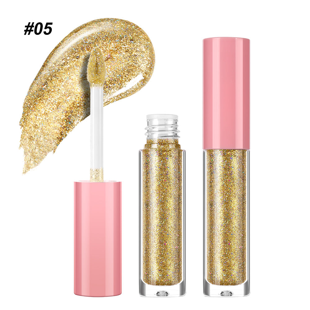 High Shiny Diamond Holographic Laser Lip Gloss-DE'LANCI