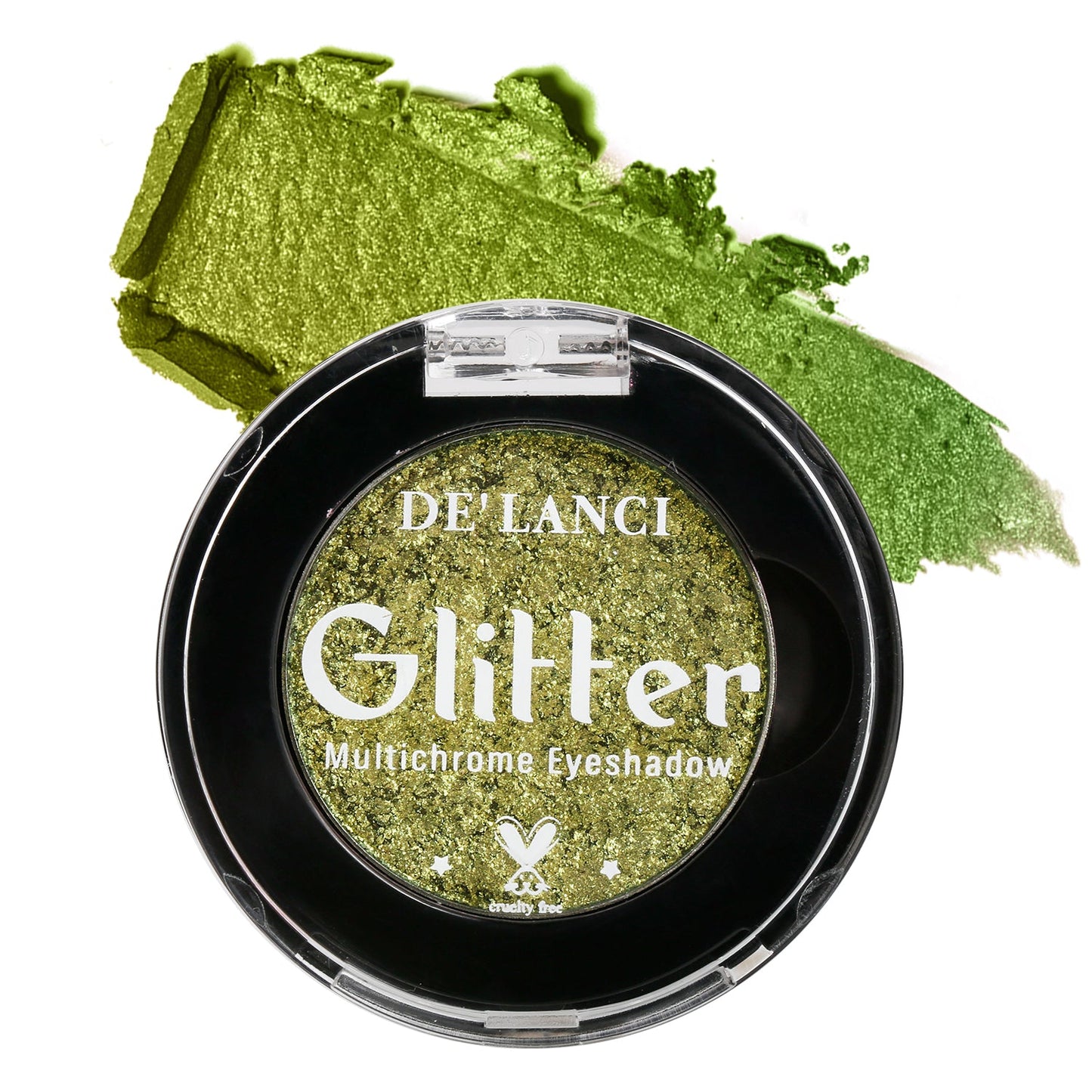 DE'LANCI Rainbow Multichrome Chameleon Eyeshadow #2F Olive Yellow-DE'LANCI