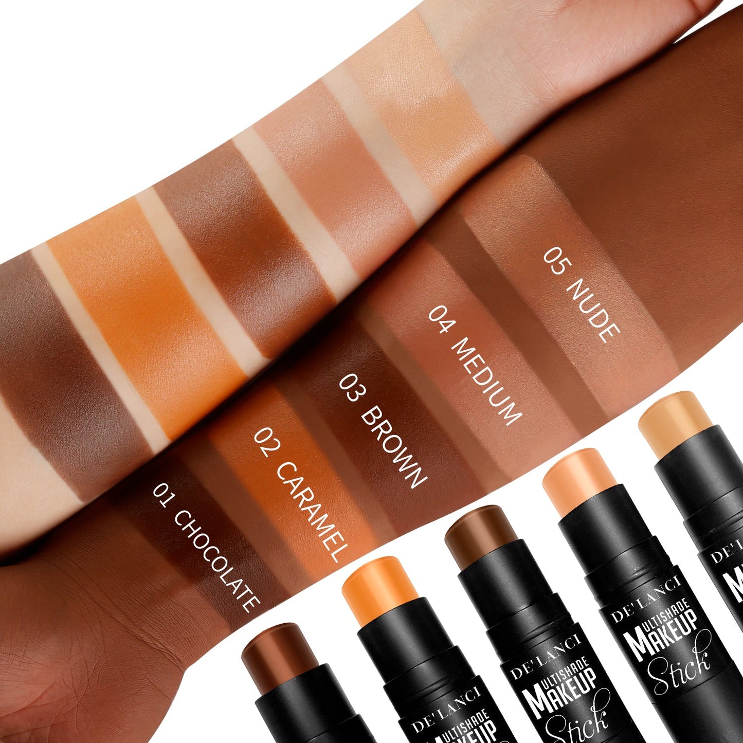 DE’LANCI Multifunctional Double-ended Contouring Stick