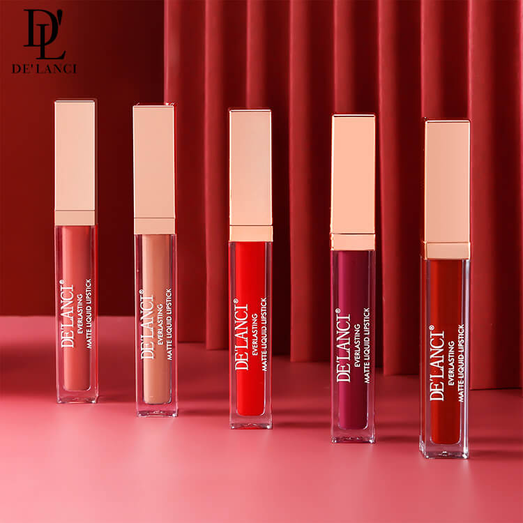 Everlasting Matte Liquid Lipstick Set Of 5 | DE’LANCI