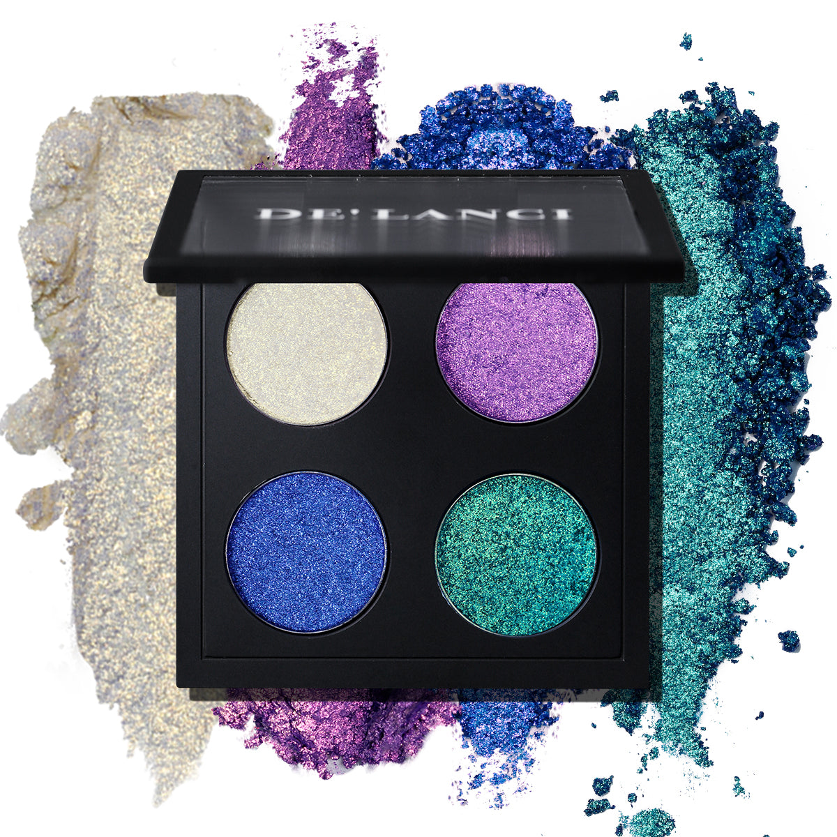DE‘LANCI Customizable Four-color Multichrome Eyeshadow Palette-DE'LANCI