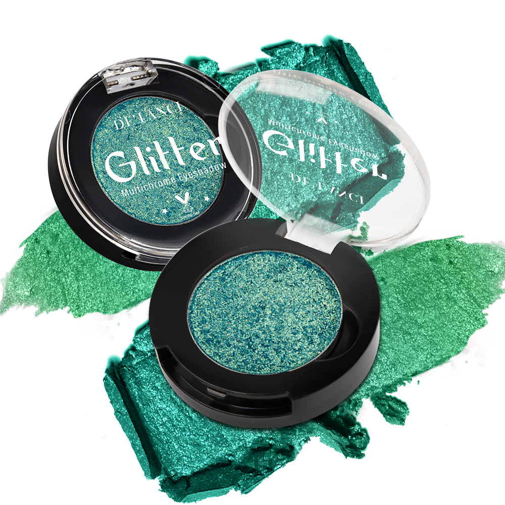 DE'LANCI Rainbow Multichrome Chameleon Eyeshadow #3D Teal Mermaid-DE'LANCI