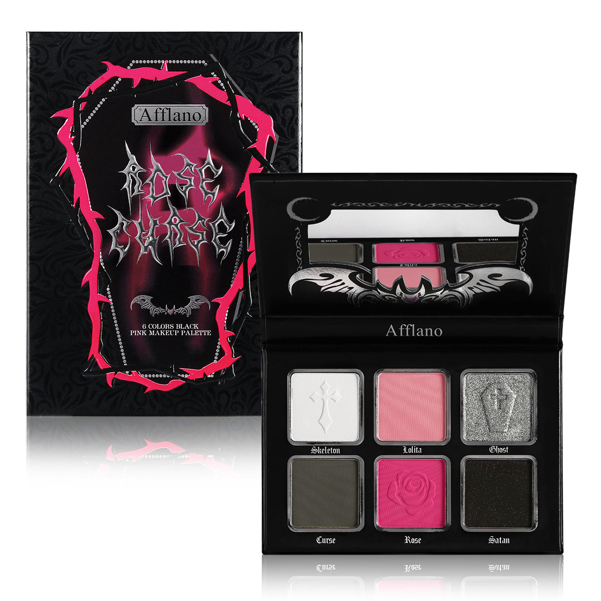 Afflano Goth Eyeshadow Palette Bundle – 4 Iconic Palettes
