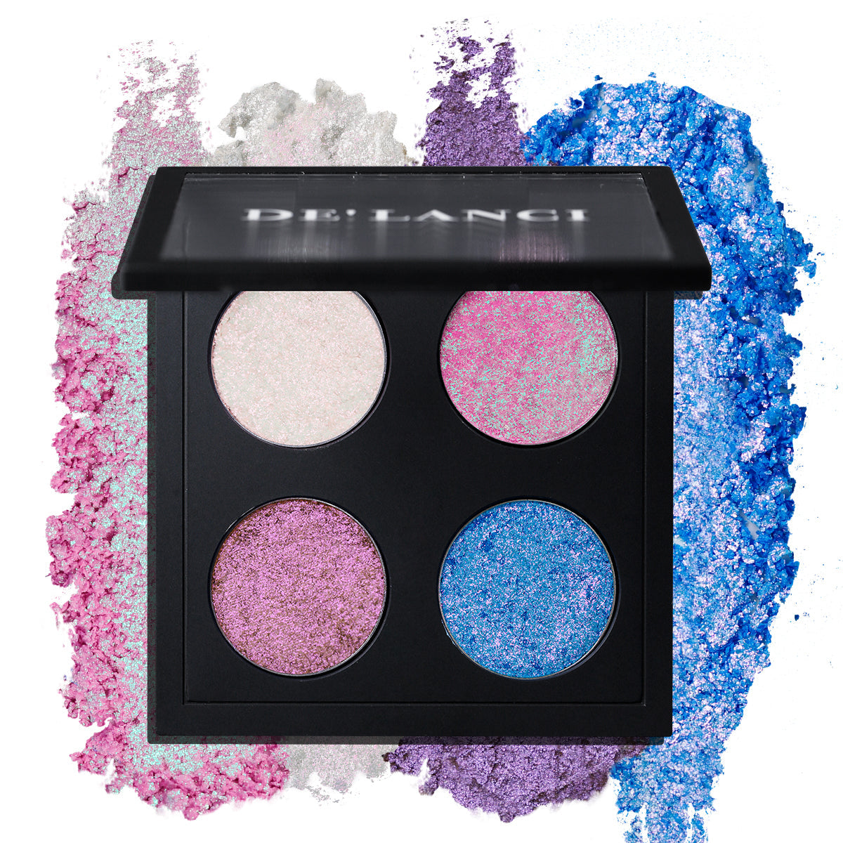 DE‘LANCI Customizable Four-color Multichrome Eyeshadow Palette-DE'LANCI