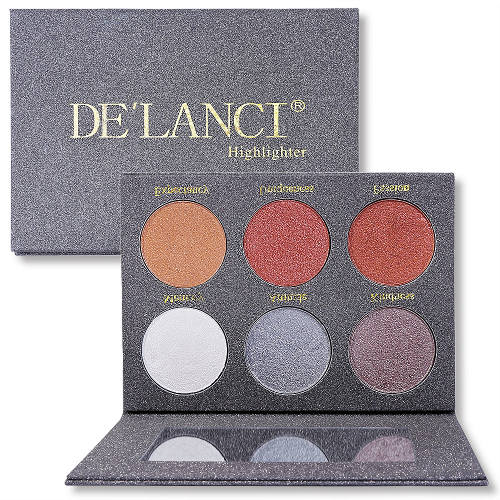 DE'LANCI Glitter Palette + Highlighter Palette-DE'LANCI