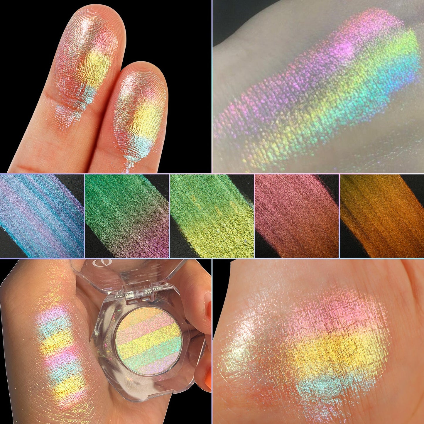 DE'LANCI Rainbow Multichrome Eyeshadow-DE'LANCI