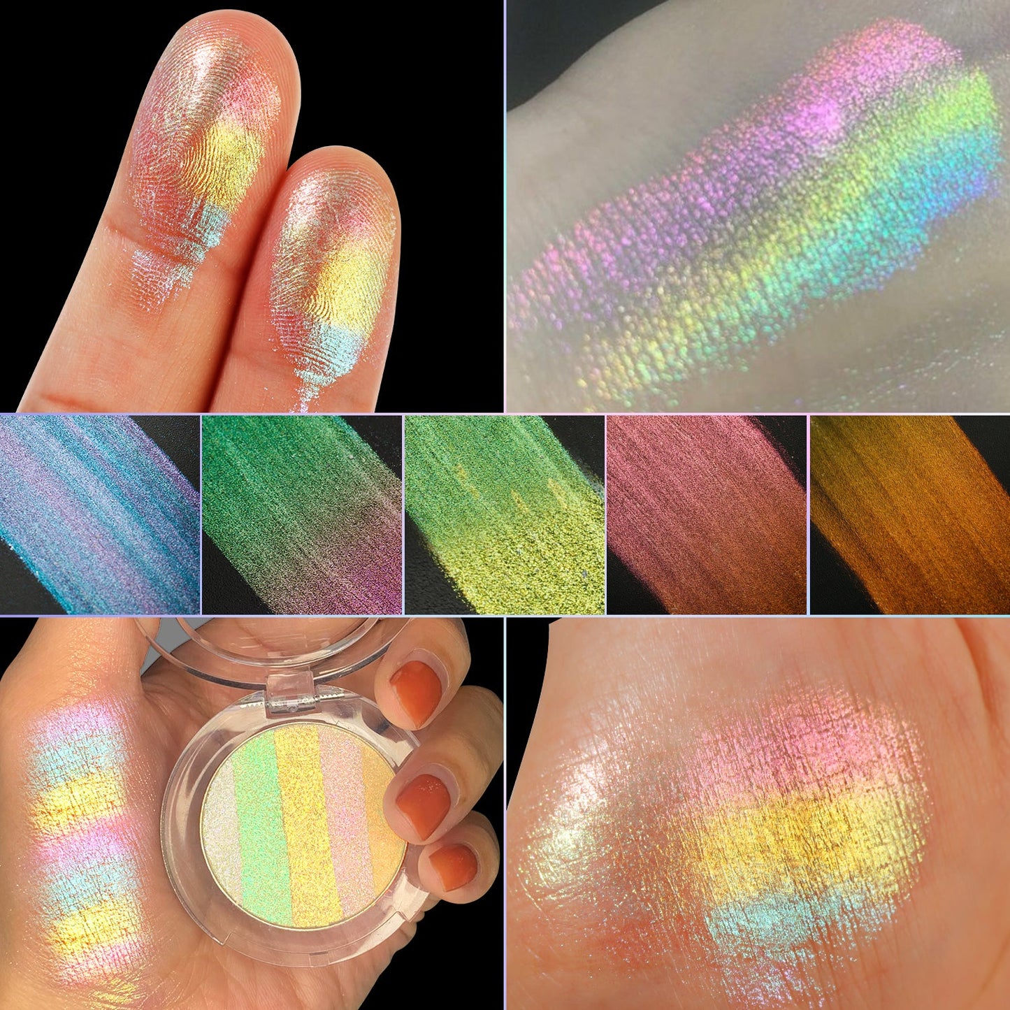 DE'LANCI Rainbow Multichrome Eyeshadow-DE'LANCI