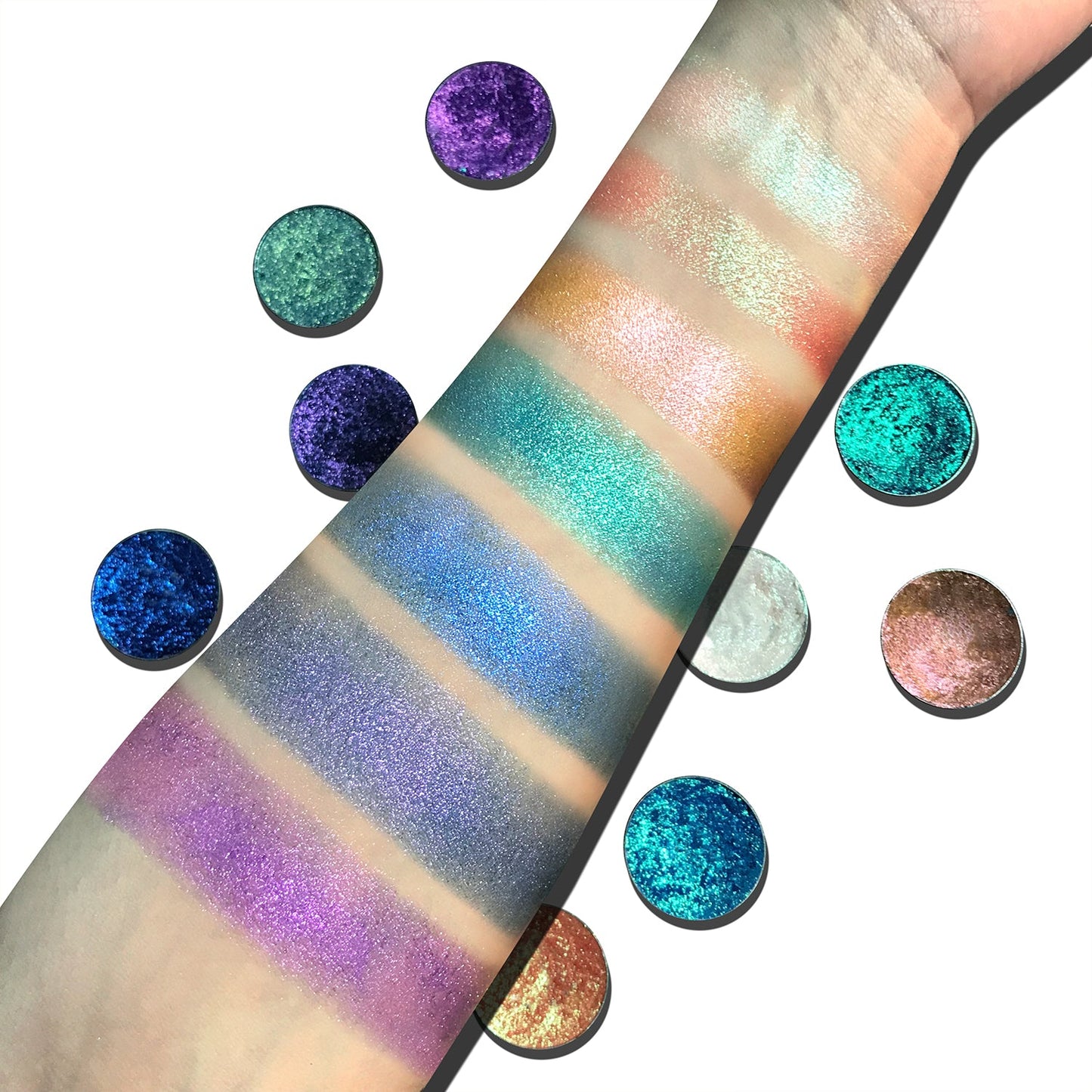 DE'LANCI Rainbow Multichrome Chameleon Eyeshadow #4A Polar Light-DE'LANCI