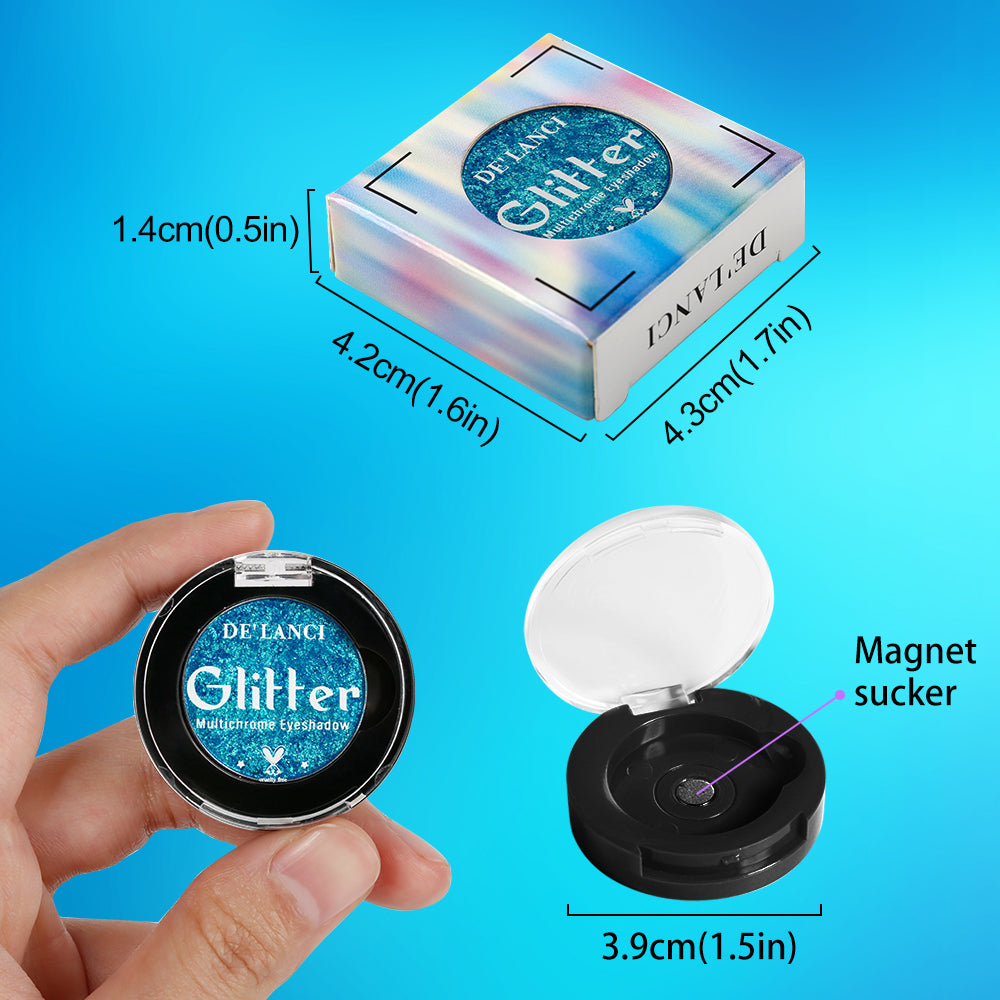 DE'LANCI Rainbow Multichrome Chameleon Eyeshadow #3E Siren Love-DE'LANCI