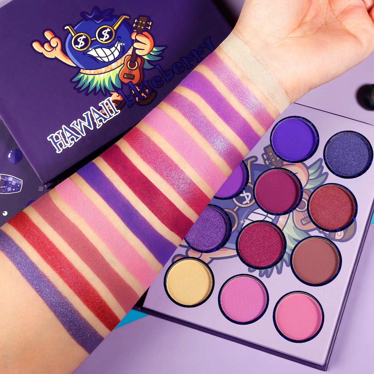 Mix Gift Set 5 in 1 Fruit Eyeshadow Palette DE’LANCI
