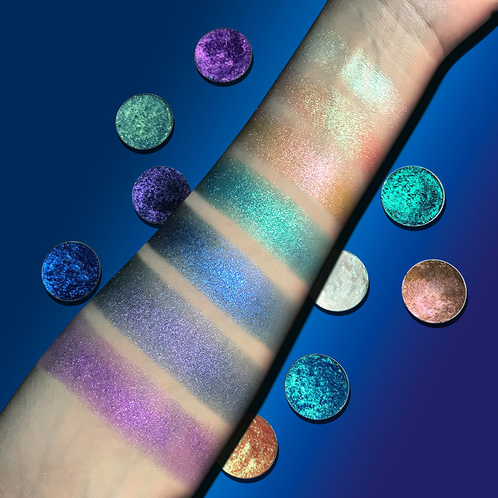 DE'LANCI Rainbow Multichrome Chameleon Eyeshadow #5E Malachite Green-DE'LANCI