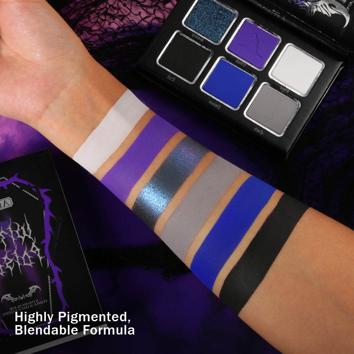 Afflano Goth Eyeshadow Palette Bundle – 4 Iconic Palettes