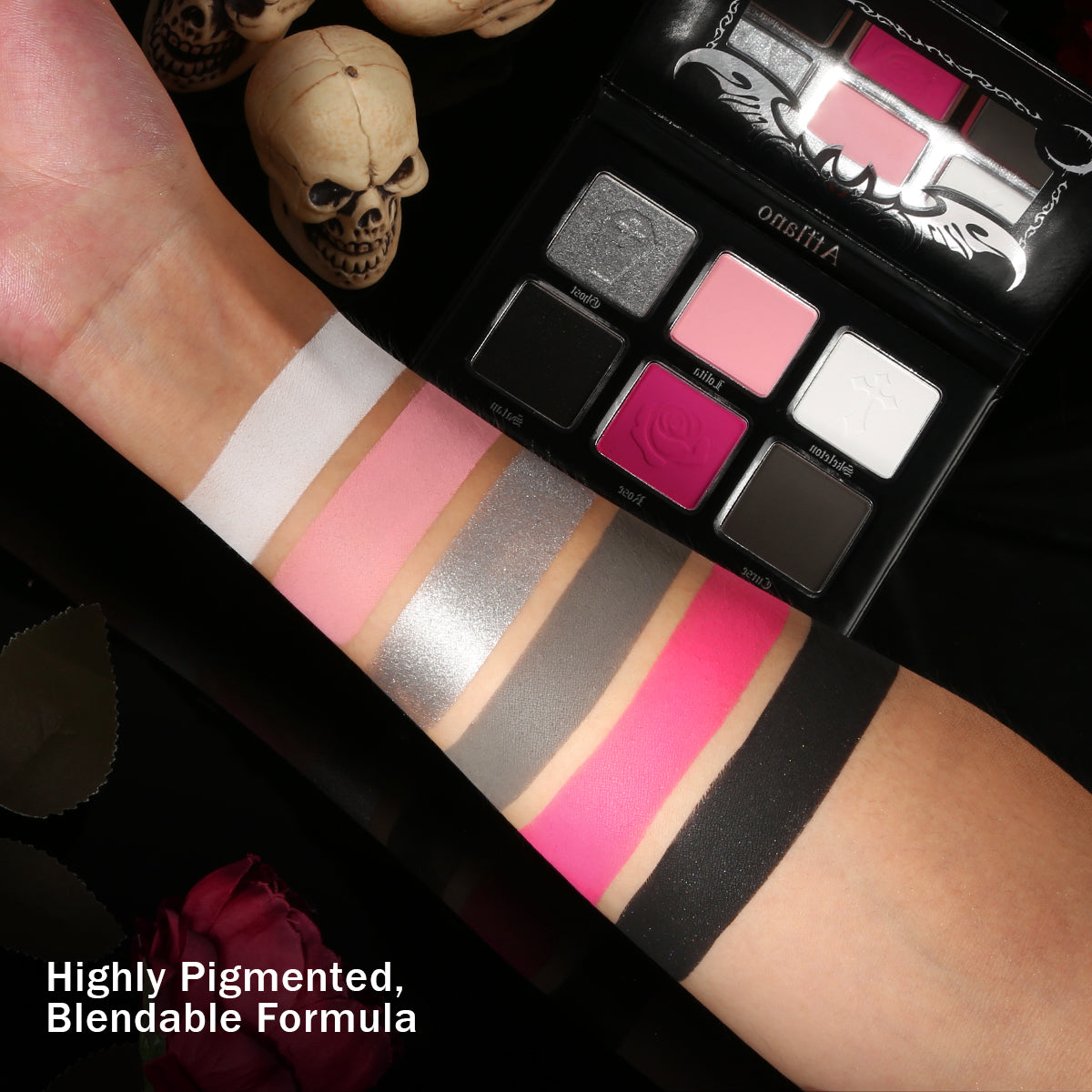 Afflano Goth Eyeshadow Palette Bundle – 4 Iconic Palettes