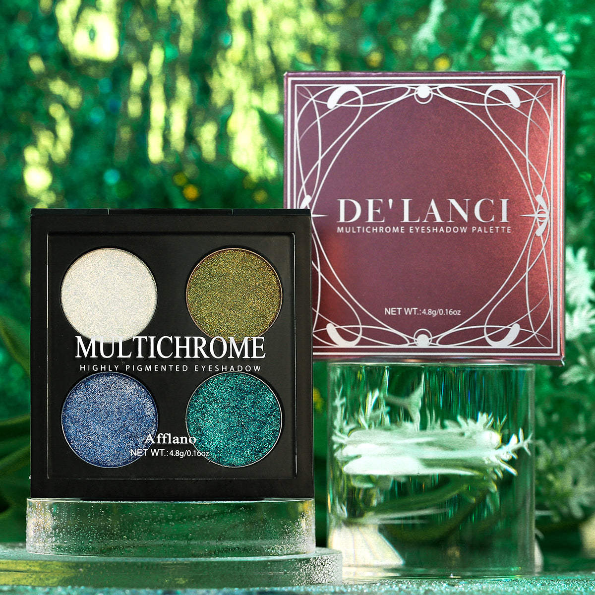 DE‘LANCI Customizable Four-color Multichrome Eyeshadow Palette-DE'LANCI