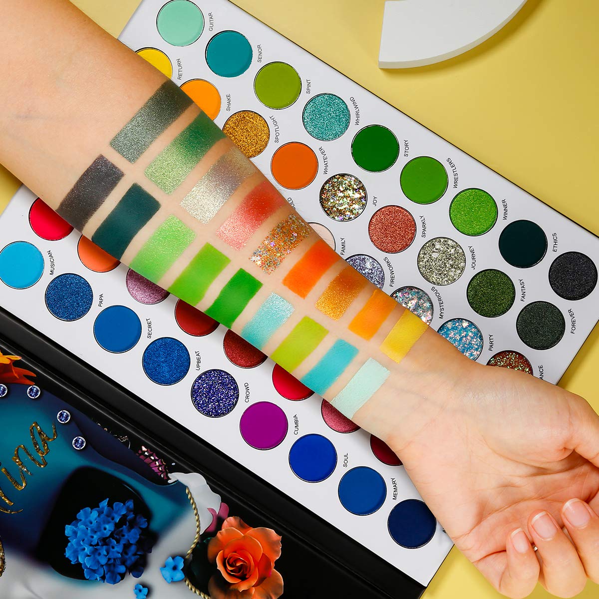 DE'LANCI 54 Colors La Catrina Palette For Pride Month