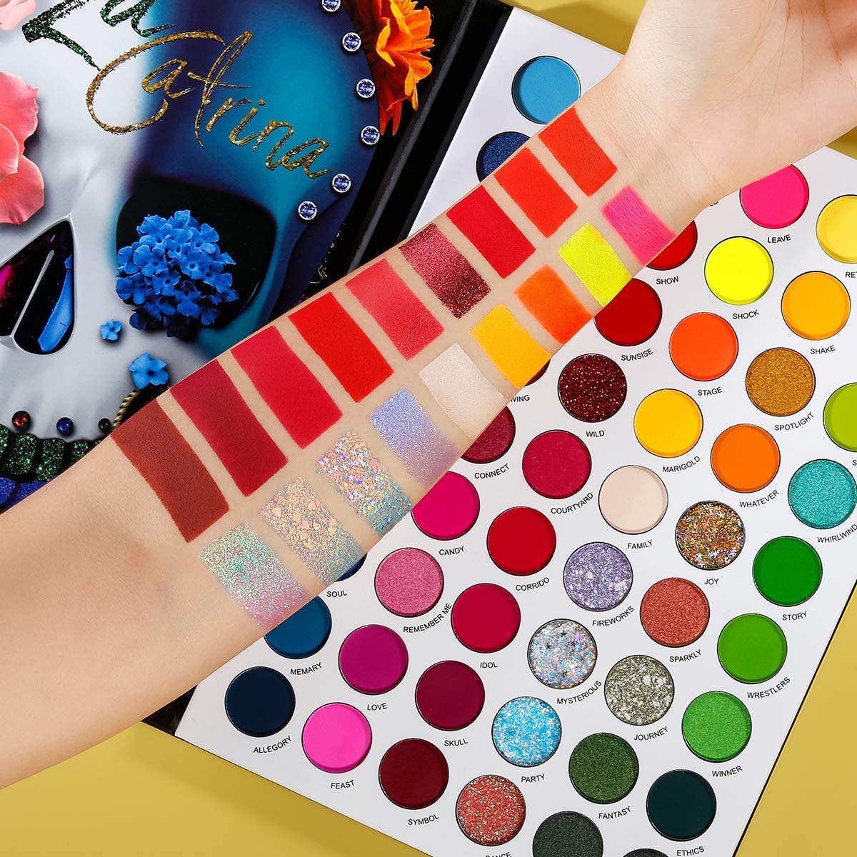 DE'LANCI 54 Colors La Catrina Palette For Pride Month