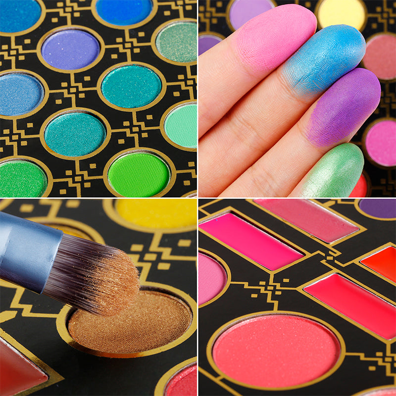 DE'LANCI NEW 78 Colors Mixing Makeup Palette Just Dance-DE'LANCI