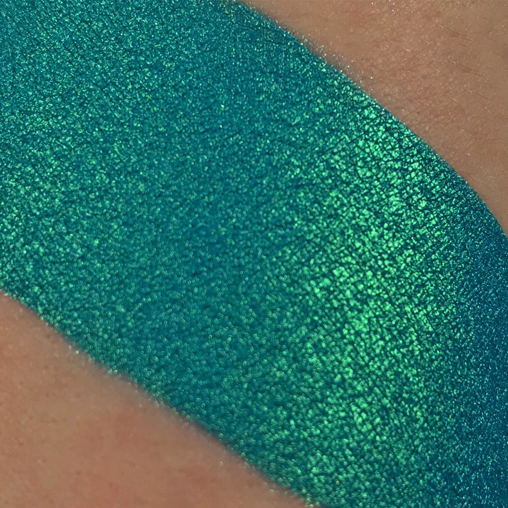 DE'LANCI Rainbow Multichrome Chameleon Eyeshadow #3D Teal Mermaid-DE'LANCI