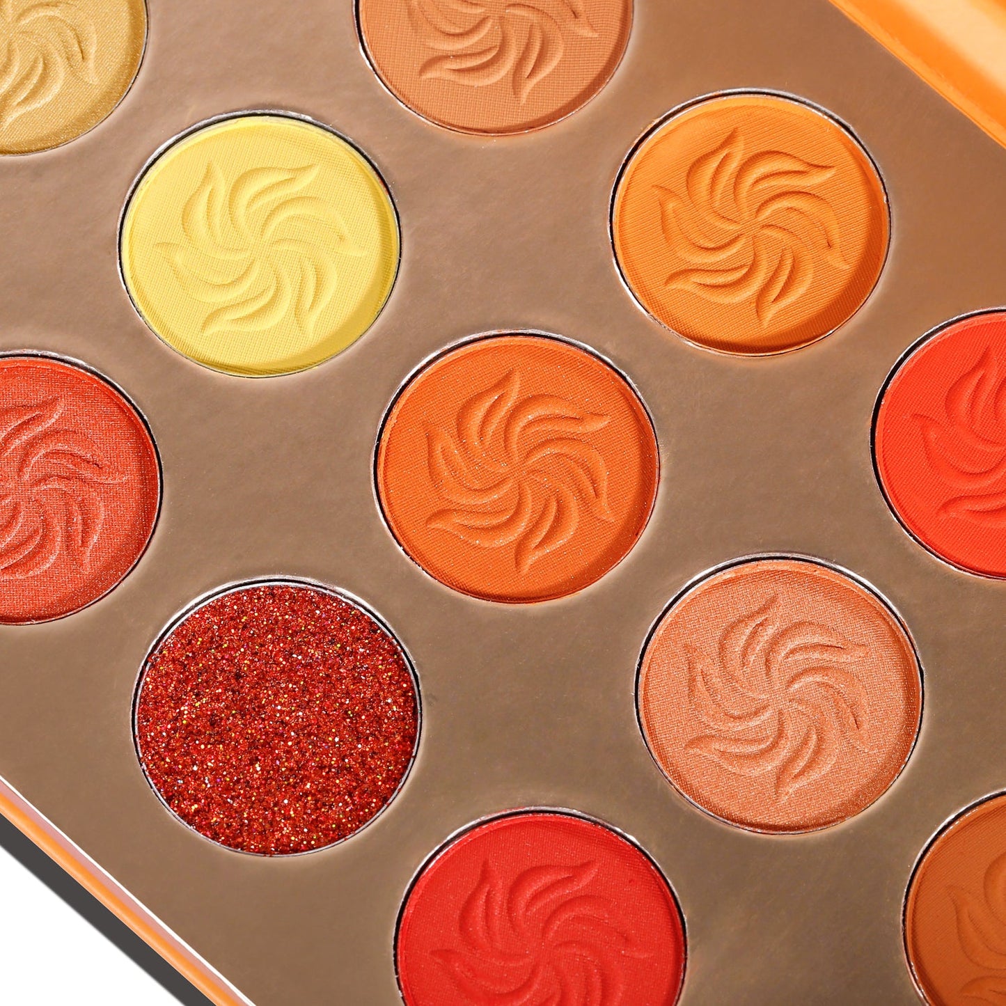 DE'LANCI Orange Eyeshadow Palette 15 Colors-DE'LANCI