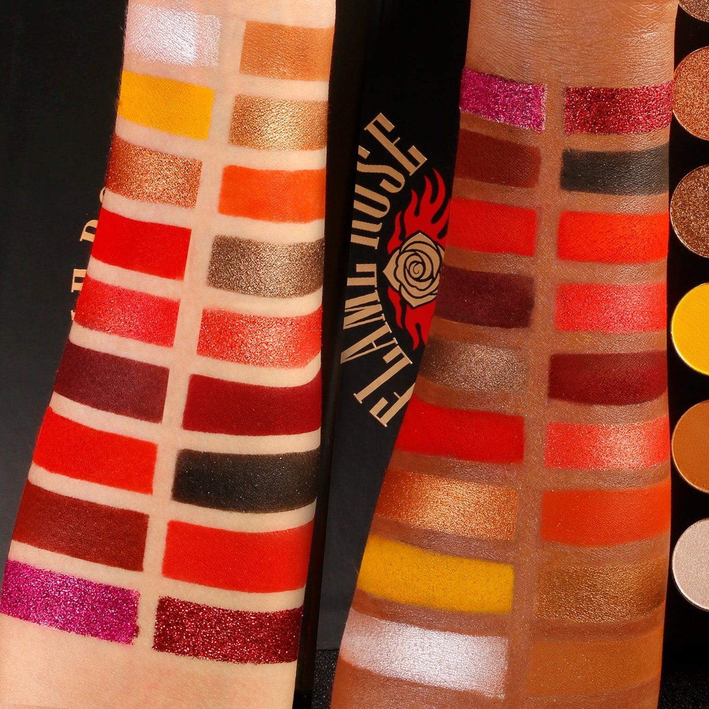 DE'LANCI New Flame Rose Eyeshadow Palette-18Color-DE'LANCI
