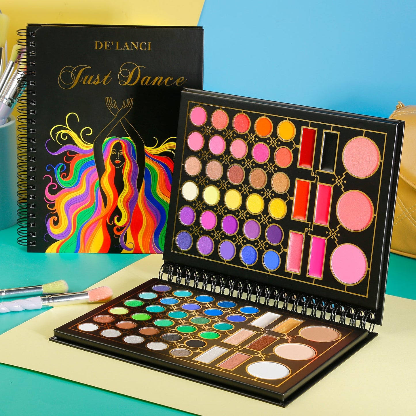 DE'LANCI NEW 78 Colors Mixing Makeup Palette Just Dance-DE'LANCI