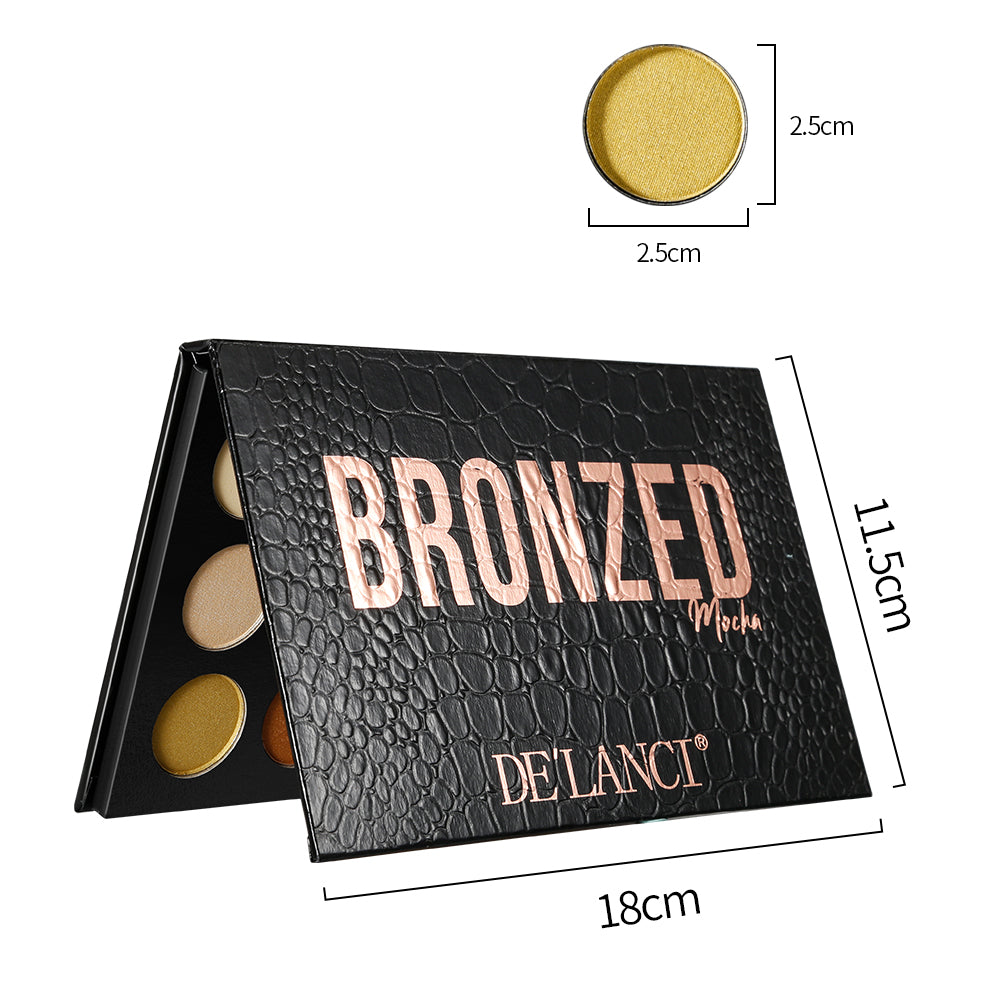 DE'LANCI 15 Color Nude Bronzed Eyeshadow Makeup Pallete