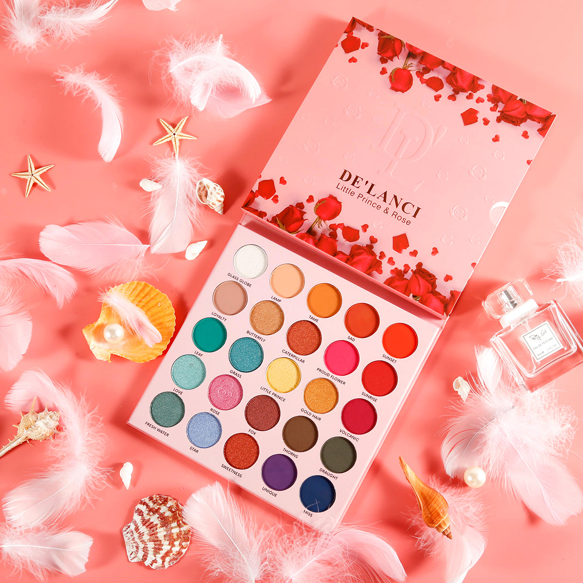 DE'LANCI Little Prince & Rose 25 Color Eye Shadow-DE'LANCI