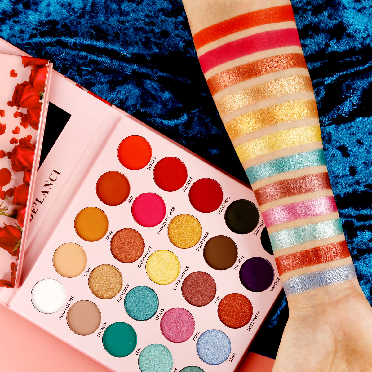 DE'LANCI Little Prince & Rose 25 Color Eye Shadow-DE'LANCI