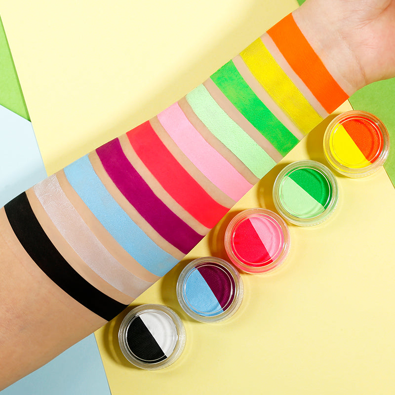 Face & Body Panit UV Split Cake Neon Body Painting Kit