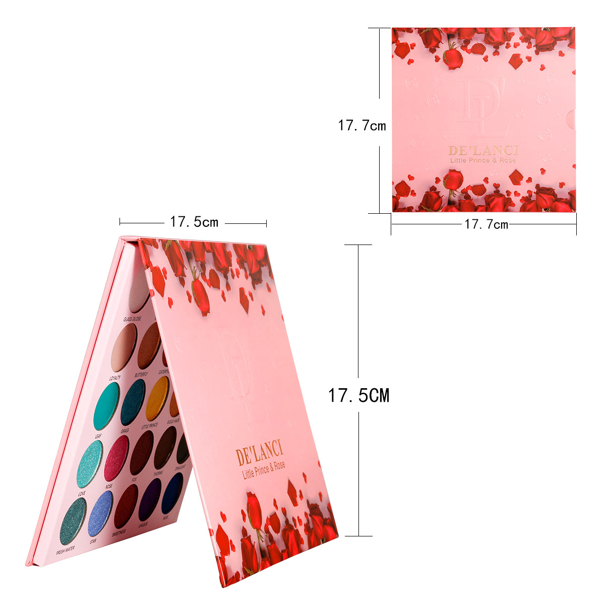 DE'LANCI Little Prince & Rose 25 Color Eye Shadow-DE'LANCI
