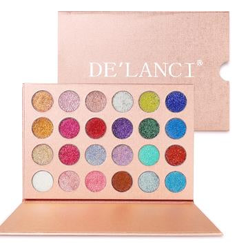 DE'LANCI Glitter Palette + Highlighter Palette-DE'LANCI