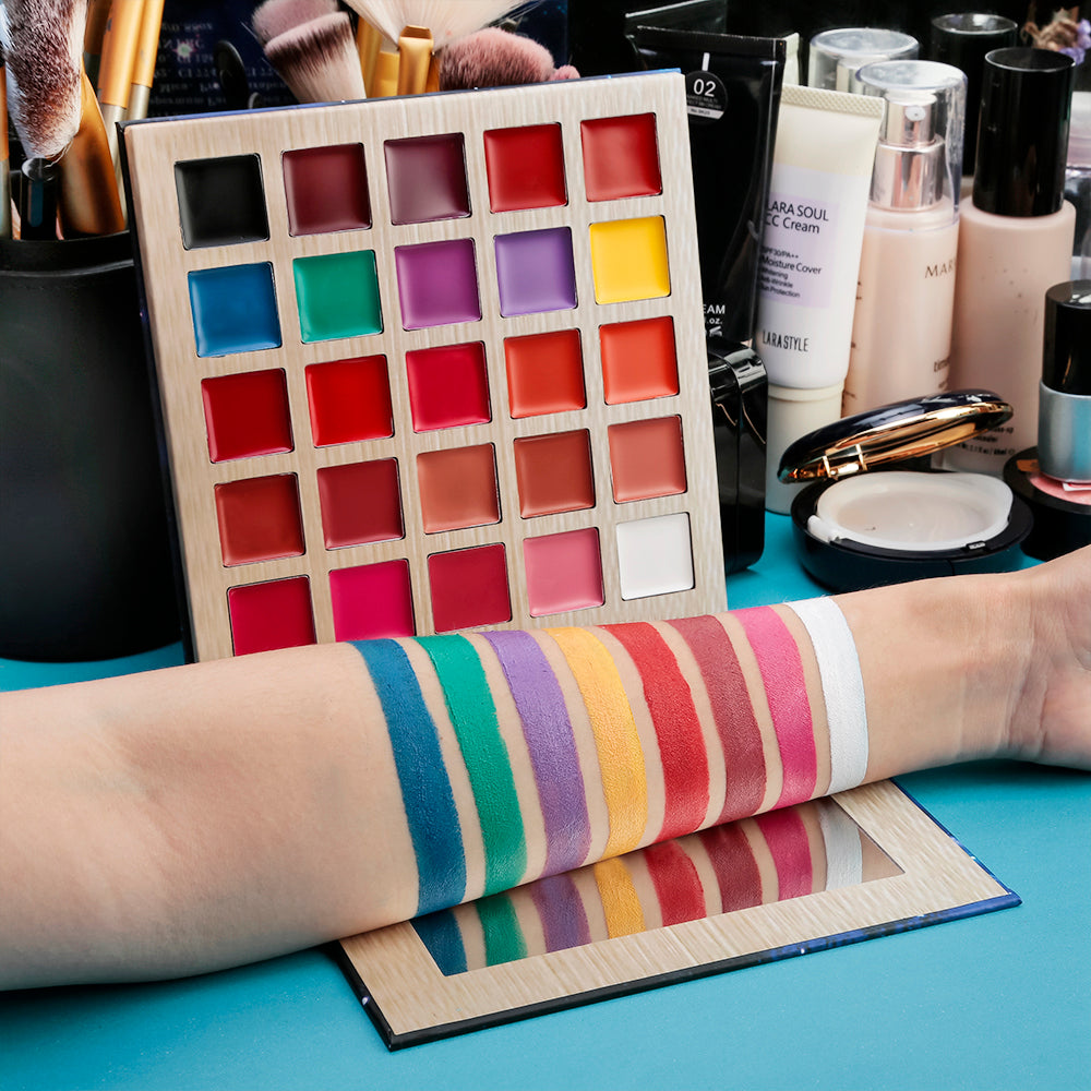 DE'LANCI 25 Color Matte Multi Shade Lip Palette-DE'LANCI