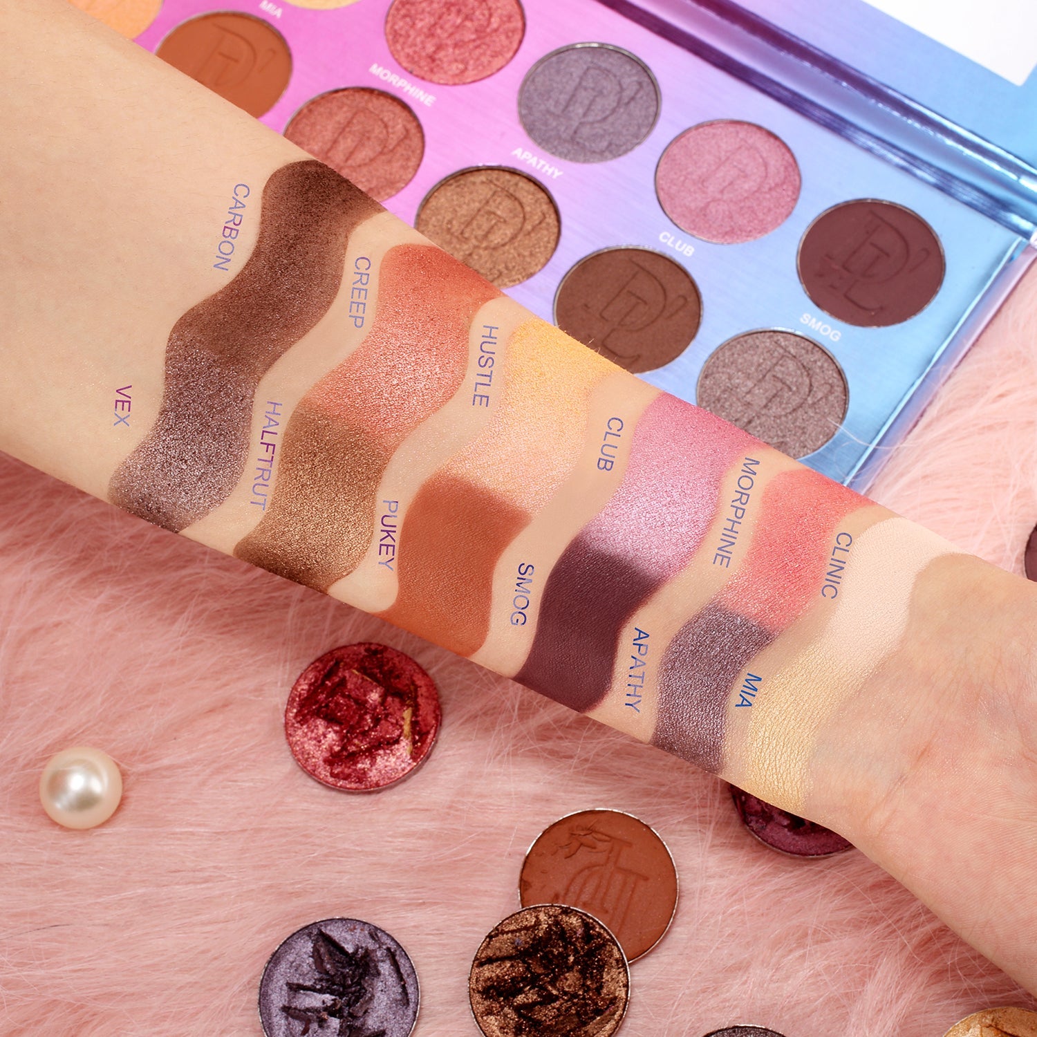 DE'LANCI 12 Color Purple Celibacy Eyeshadow Makeup Palette