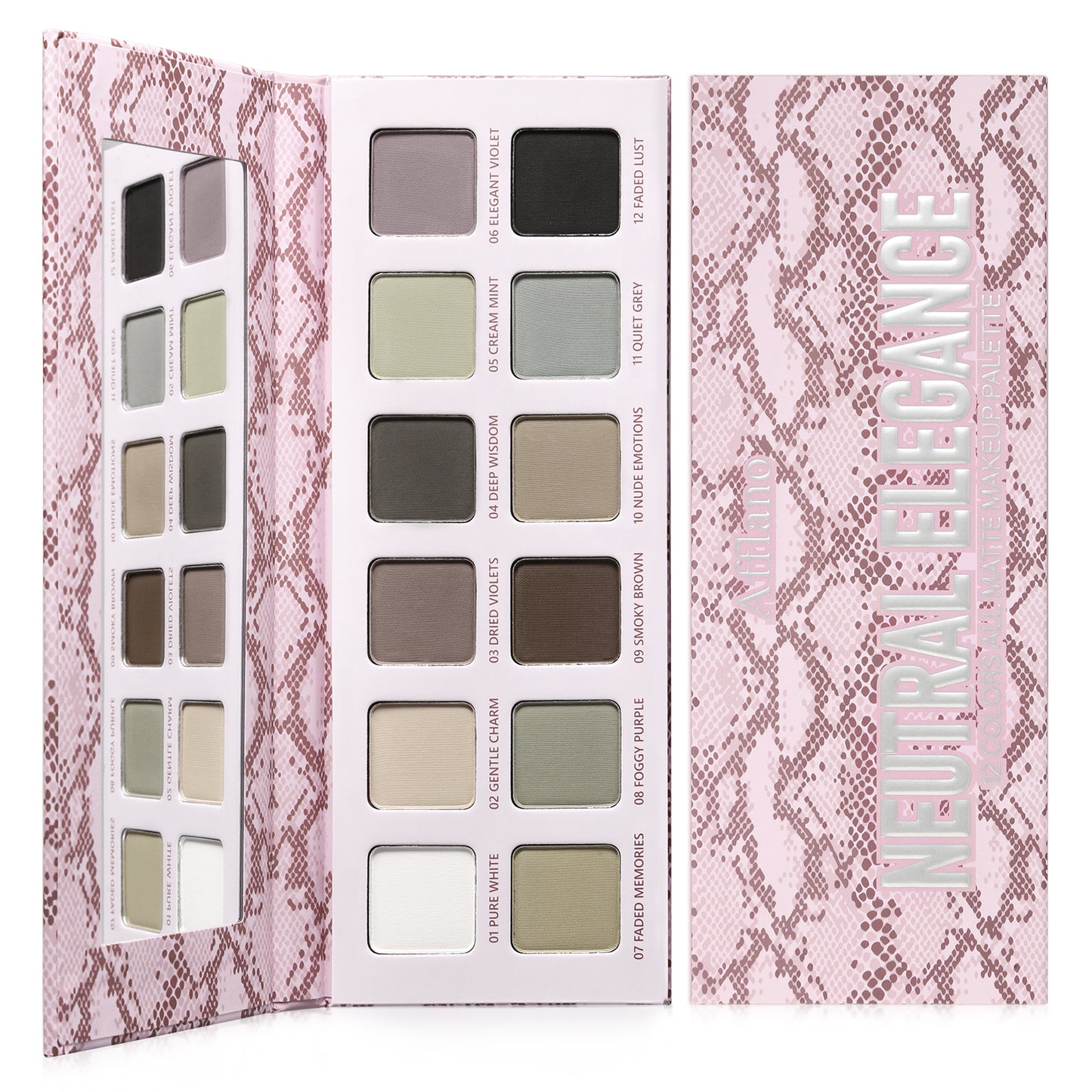 Afflano 12 Colors All Matte Eyeshadow Palette