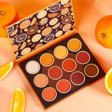 Load image into Gallery viewer, DE&#39;LANCI 12 Colors Sweet Orange Eyeshadow Palette-DE&#39;LANCI
