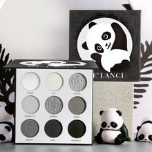 Load image into Gallery viewer, 9 Colors Panda Black Grey Eyeshadow Palette-DE&#39;LANCI
