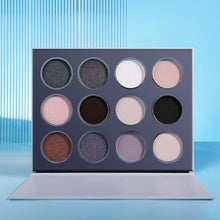 Load image into Gallery viewer, DE&#39;LANCI 12 Colors Silver Smokey Eyeshadow Palette-DE&#39;LANCI
