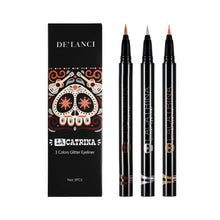 Load image into Gallery viewer, DE‘LANCI LA CATRINA 3 Color /set Glitter Liquid Eyeliner-DE&#39;LANCI
