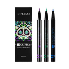 Load image into Gallery viewer, DE‘LANCI LA CATRINA 3 Color /set Glitter Liquid Eyeliner-DE&#39;LANCI
