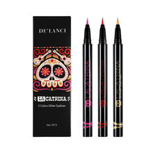 Load image into Gallery viewer, DE‘LANCI LA CATRINA 3 Color /set Glitter Liquid Eyeliner-DE&#39;LANCI
