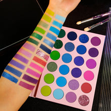 Load image into Gallery viewer, DE&#39;LANCI Glaze Sandrlarm NEW PURPLE BLUE EYESHADOW PALETTE-24 COLOR-DE&#39;LANCI
