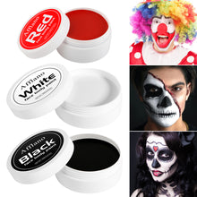 Load image into Gallery viewer, DE&#39;LANCI Black White Red Face Body Paint
