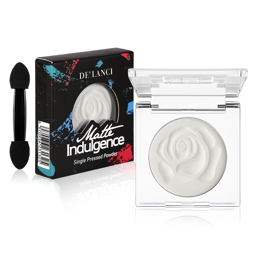 DE'LANCI Matte Single Eyeshadow #Pure Snow