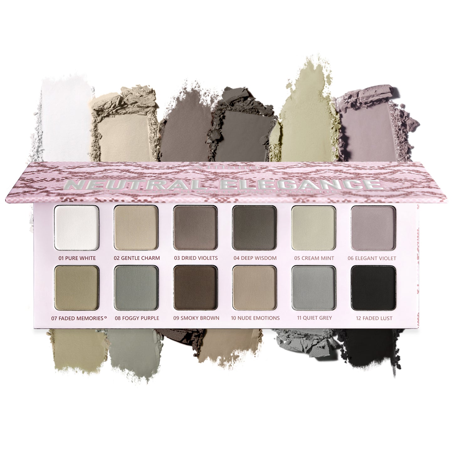 Afflano 12 Colors All Matte Eyeshadow Palette