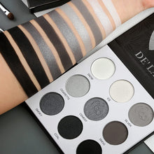 Load image into Gallery viewer, 9 Colors Panda Black Grey Eyeshadow Palette-DE&#39;LANCI
