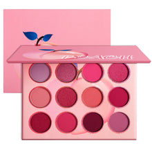 Load image into Gallery viewer, DE&#39;LANCI 12 Colors Pink Peach Eyeshadow Palette-DE&#39;LANCI
