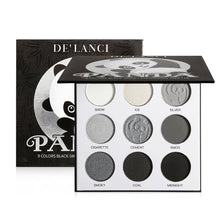 Load image into Gallery viewer, 9 Colors Panda Black Grey Eyeshadow Palette-DE&#39;LANCI
