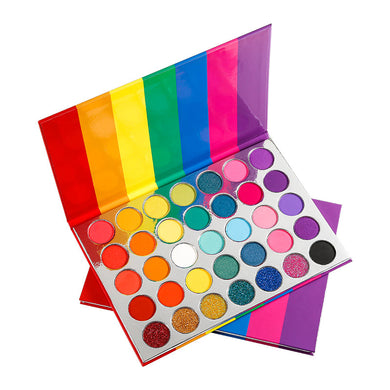 35 Color Travel With Rainbow Eyeshadow Palette-DE'LANCI