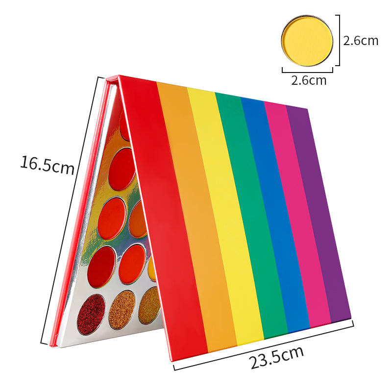 35 Color Travel With Rainbow Eyeshadow Palette-DE'LANCI